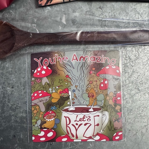 Ryze Acacia jar + spoon + 3 sample packets + magnet + peppermint mocha creamer - Picture 4 of 6